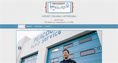 Desktop Screenshot of peacockautoservice.com