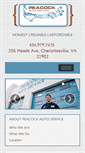 Mobile Screenshot of peacockautoservice.com